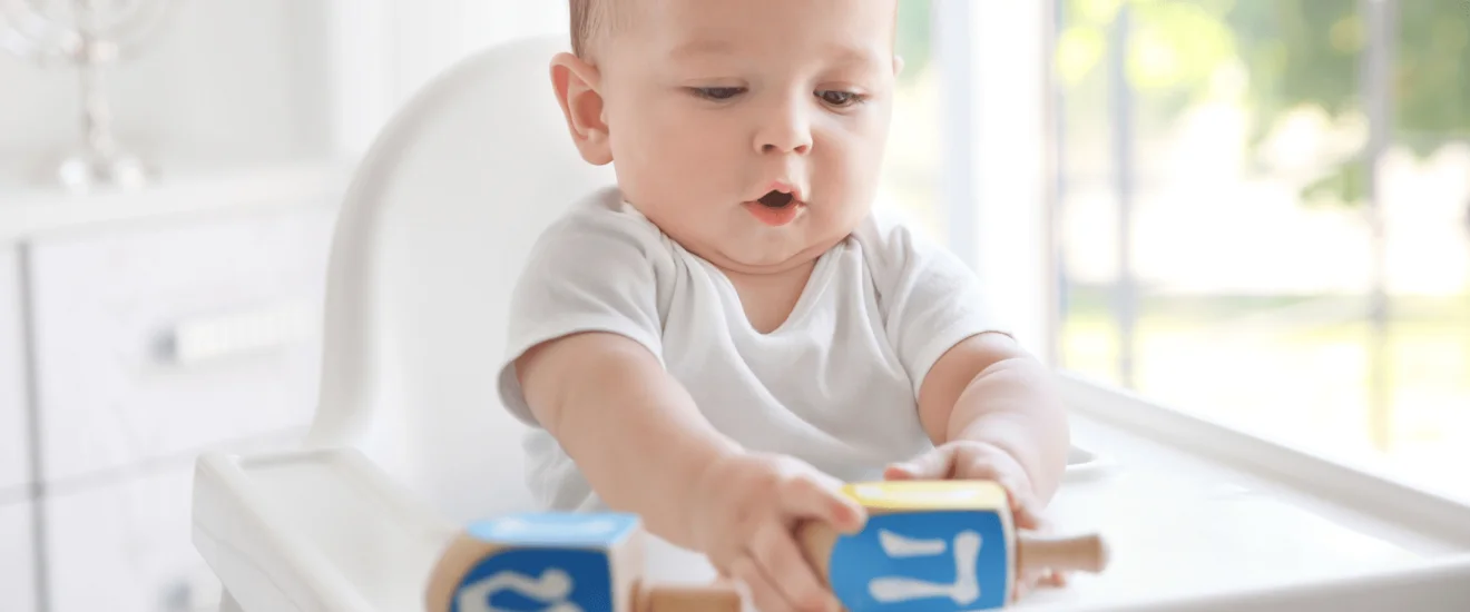 Hanukkah with autistic child